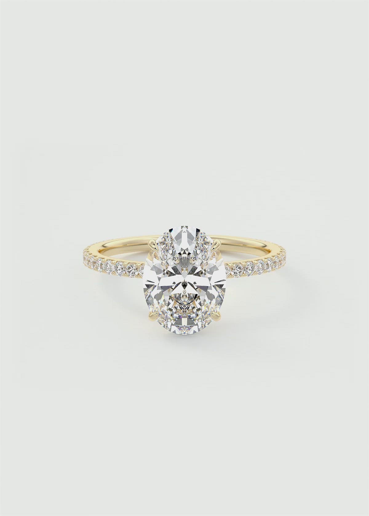 10K White Gold Real Natural Diamond Bridal Wedding Princess