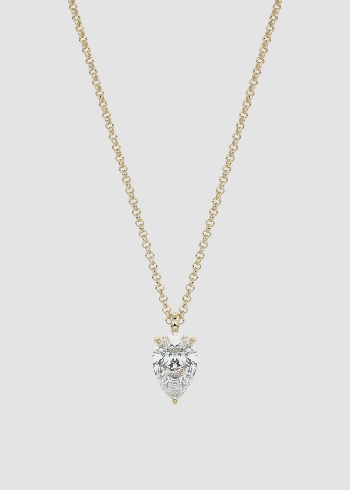Bezel Set Pendant Necklace by Frank Darling