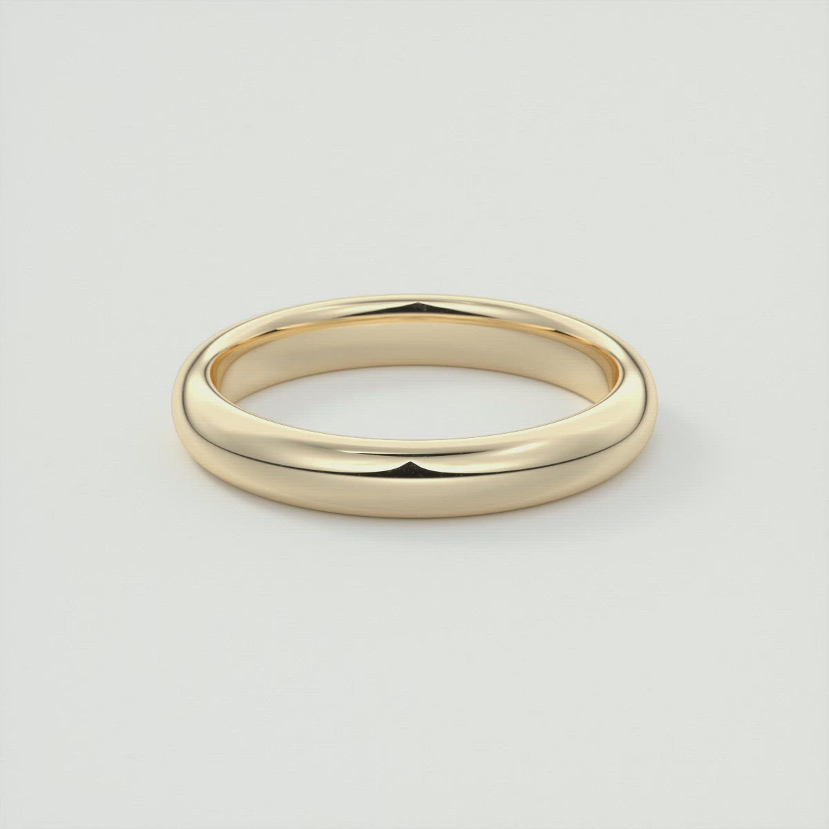 The 3mm Comfort Fit Round Band by Frank Darling
