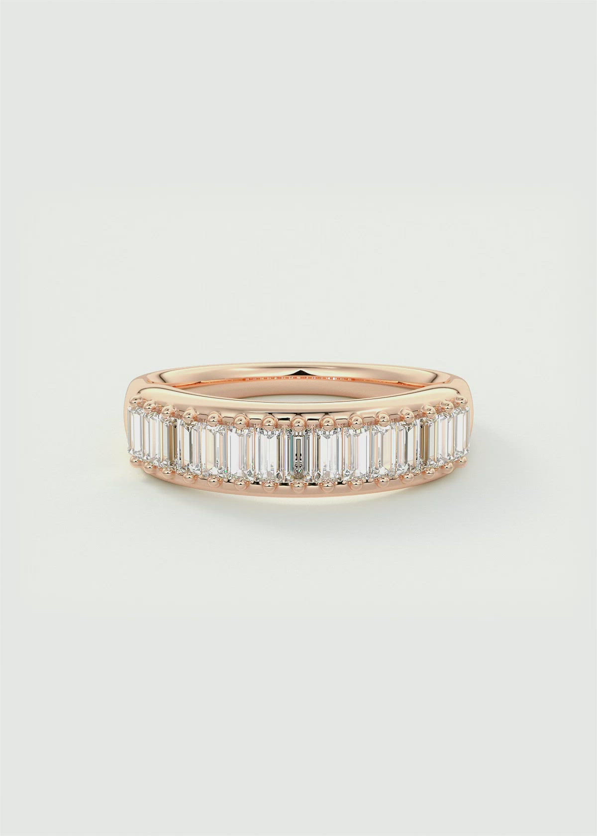 Prong Set Baguette Statement Ring by Frank Darling