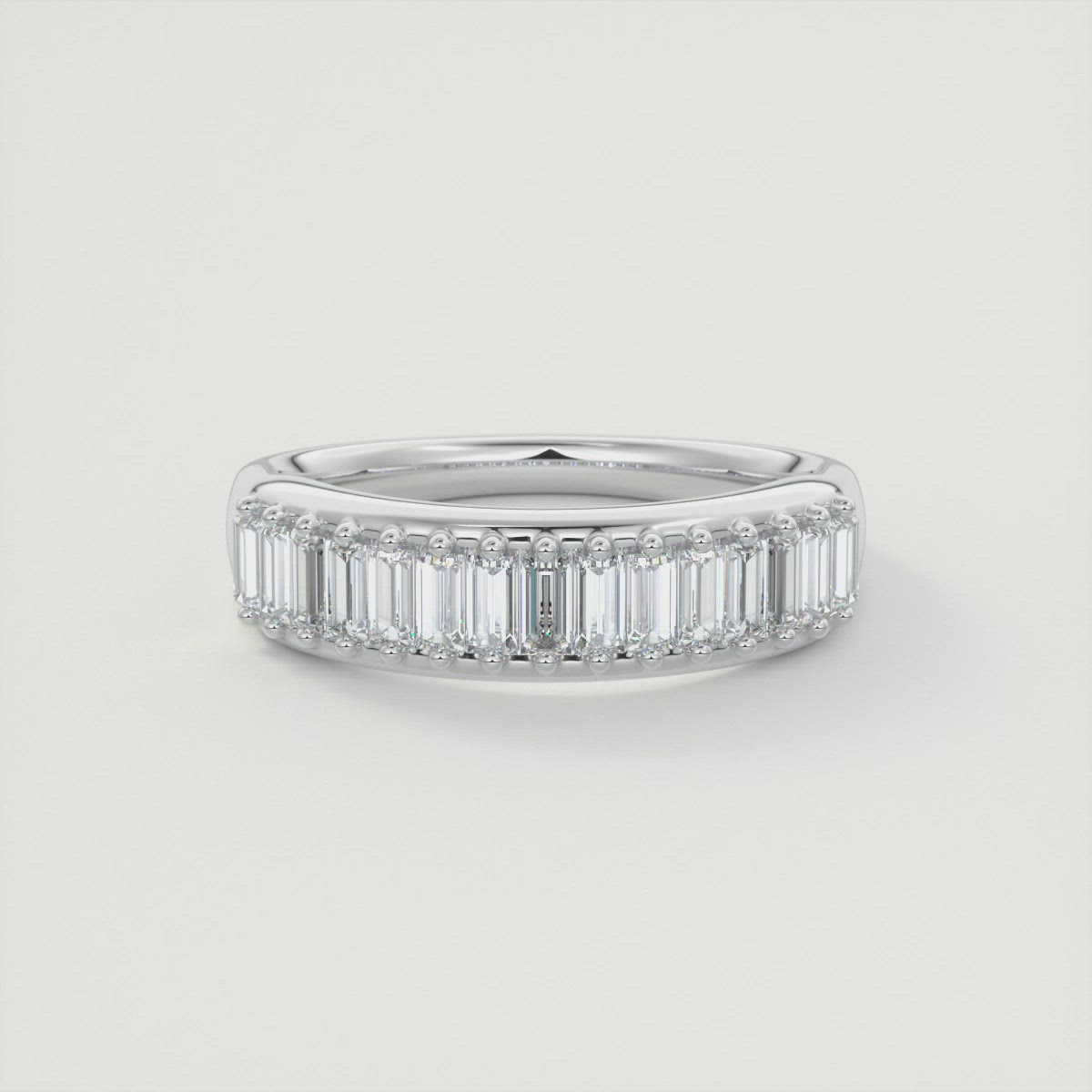 Prong Set Baguette Statement Ring by Frank Darling