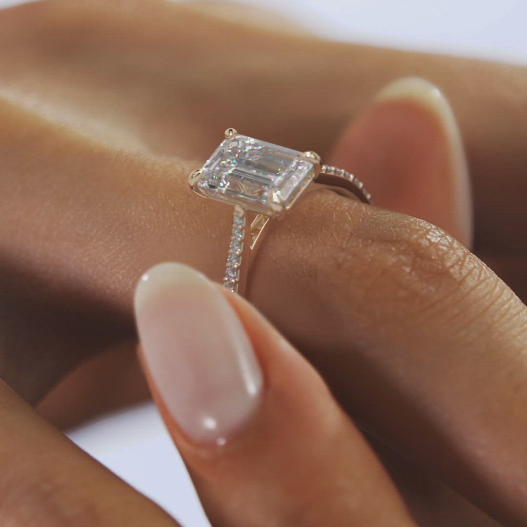 セレブ人気【THE M JEWELERS】THE EMERALD CUT PAVE'リング セレブ人気【THE M JEWELERS】THE EMERALD CUT PAVE'リング 指輪